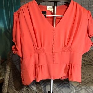 orange-peach short top 🎉Buy 2 $5 get 1 free.🎉